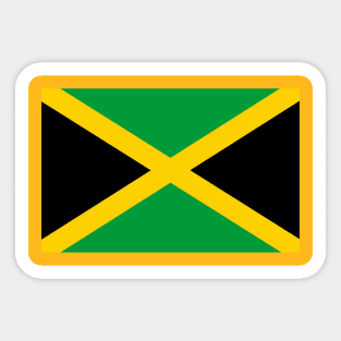 Jamacian Flag original Sticker